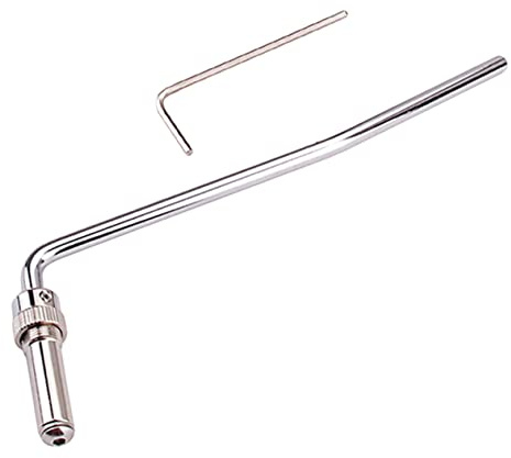 CIMAXIC 1pezzi Braccio Tremolo Doppio Per Chitarra Elettrica Leva Del Tremolo in Metallo Creativa Accessorio Antiruggine e Durevole Per Domestico