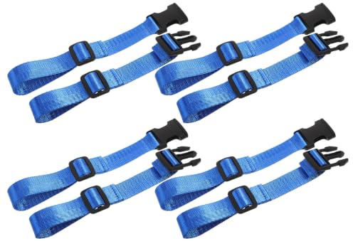 Bandoulière Accordéon Bleue 4 Pièces, Sangle de Fixation
