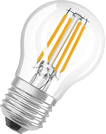 OSRAM LED-Lampe | Sockel: E27 | Warmweiss | 2700 K | 6 W | Ersatz für 60-W-Glühbirne | LED Retrofit CLASSIC P [Energieeffizienzklasse A++]