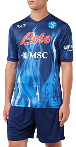 ssc napoli EA7SSCN07, Maglia Gara Third 2021/2022, Blu, XL