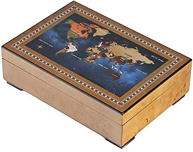 Watchbox Boxen für Uhren Mitte 30362, braun, Vintage