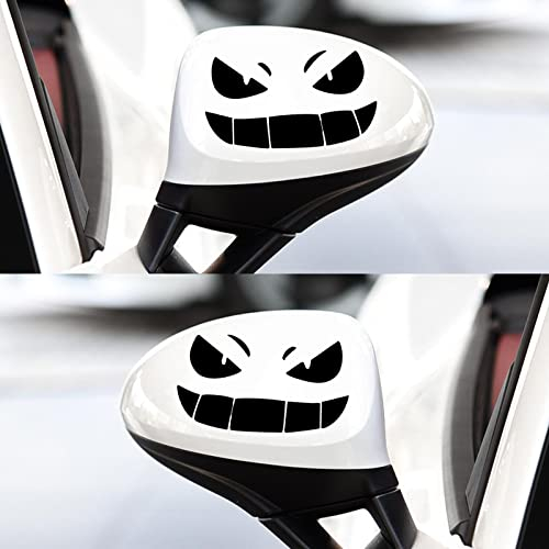 Lustige Rückspiegel Aufkleber, 2 Pcs Aufkleber für Auto Autodekoration