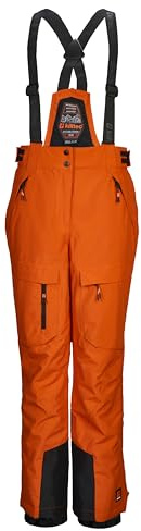 killtec Jungen Skihose/Funktionshose mit abzippbarem Latz, Schneefang und Kantenschutz KSW 204 BYS SKI PNTS, rost, 176, 43471-000