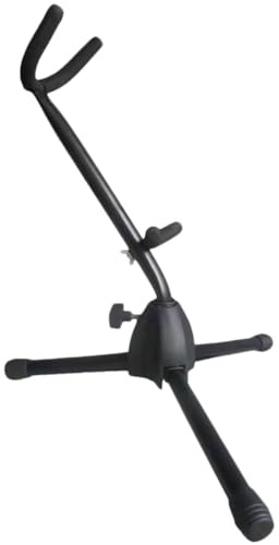 Cabilock Estante para Saxofón Alto y Tenor Diseño Estable y Fácil Instalación, Soporte de Metal y Abs para Almacenamiento Seguro Hogar