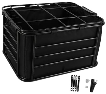 KiBcsLic Cesta Trasera para Bicicleta, Resistente, para Transportar Perros, Bicicletas Eléctricas Y Comestibles.