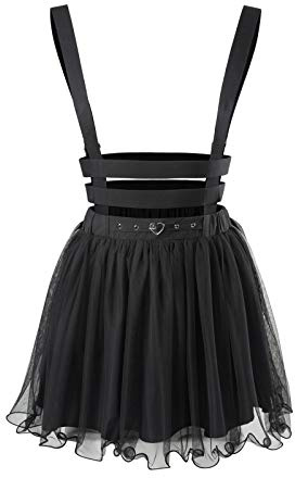 LittleForBig Mesh overall kjol Romper – Heartbreaker Overall Kjol