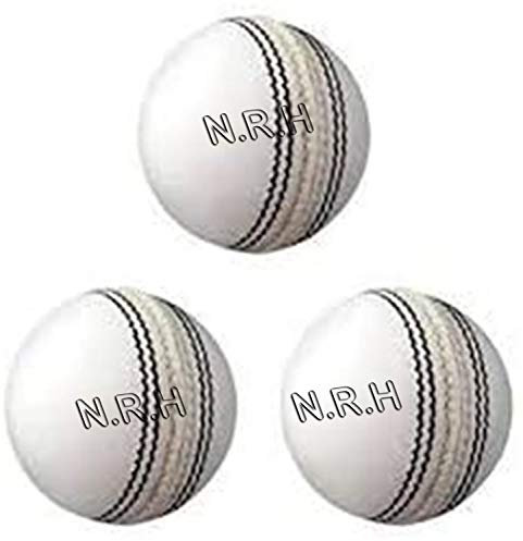 Cricketball aus Leder für Praxis und Cricketbälle, 3 Stück