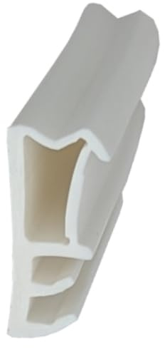 Flügelfalzdichtung für Holztüren und Holzfenster ► Dichtgummi ► Ersatzdichtung ► Gummidichtung ► Dichtprofil ► Langlebig und wartungsfrei (Weiß)