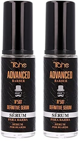 Tahe Advanced Barbe Sérum hydratant pour barbe N°501 Definitive avec de l'huile d'Argan et de la Vitamine E, 30 ml (Lot de 2)