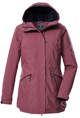 Killtec Mujer Parka de exterior/parka funcional con capucha KOW 19 WMN PRK, hellpflaume, 52, 43307-000