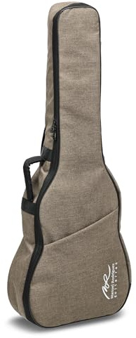 LUTHIER Manuel RODRÍGUEZ Gitarrentasche/Gig Bag für Konzertgitarre 4/4 - Hochwertiges Cordura - reißfest, wasserbeständig - 20 mm Polsterung - Luxus-Rucksackgurte - großes Zubehörfach - Farbe Marrón