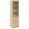 vidaXL Highboard Sonoma-Eiche 50x35x180 cm Holzwerkstoff, Schrank, Lagerschrank, Schrank hoch, Beistellschrank, hoher Schrank, Schrank mit Tür