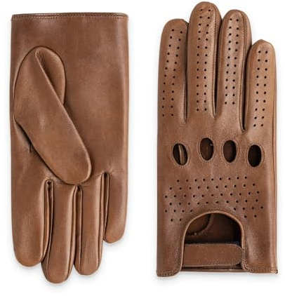 GLOVE STORY Körhandskar för män, korkläder, ofodrad | Överlägsen komfort och naturlig finish | eleganta handskar för distinkt klädsel och perfekt kontroll (XL), Liege, XL