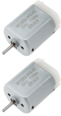 OTOTEC 2 Moteurs FK-280 pour Voiture Télécommandée 1,2 à 12 V CC 11 500 TR/Min pour Applications de Bricolage Bateaux électriques Trains Miniatures