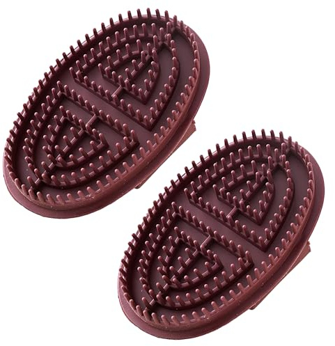2 Pieces Massage Brush, Professional Meridian Brush, Eridian Brush, Meridian Comb Head, Hand Massage Brush for Body Relaxation of Family