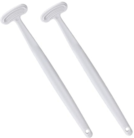 YARNOW Kit Pulizia Lingua 2 Pezzi Spazzola la Lingua in Plastica per Rimuovere Tartaro e Migliorare L'igiene Orale Quotidiana