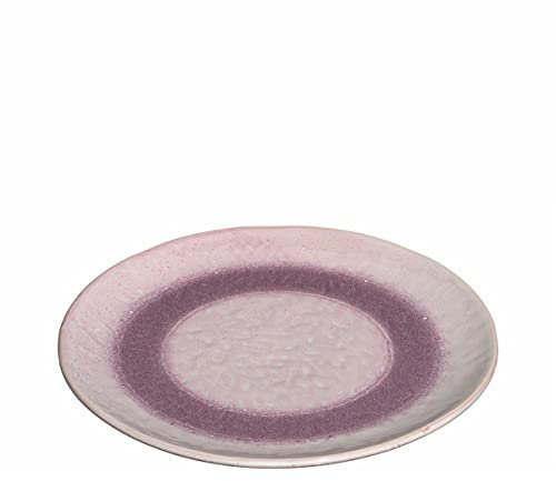 Leonardo Matera 22.5cm Rose/Pink Rustic Stoneware Side Plate