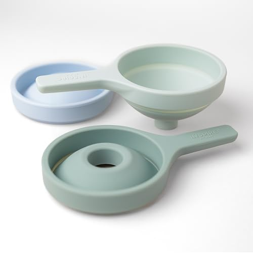 Inspire My Play 3 x Green Funnels for Kids - Funnel set for Children - Sensory Toys and Accessories for Messy Play