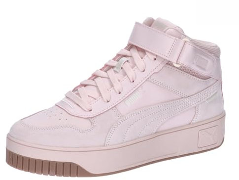 PUMA Damen Carina Street Mid Coquette Sneaker, Island Pink-Island Pink, 40 EU