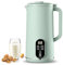 Soy Milk Maker Machine, 650ML Automatic Nut Milk Maker with 10 Blades, Juice Soup Maker with Delay Start, Keep Warm, Self-Cleaning for Almonds, Oats, Soybeans, Fruits (Green)