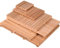 NEPHRA Suelo Ducha Exterior, Tarima Ducha Madera, Tarima Ducha Exterior Jardin, Alfombra Antideslizante Ducha, Alfombrilla de Ducha Higienica, Base Ducha, Antideslizante(40x60cm/16x24in)