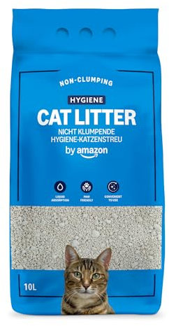 by Amazon Hygiene-Katzenstreu, Klumpenfrei, 10L (1er-Pack)