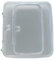 Caja almacenaje plastico duro transparente - Pack de 2 - Cajas almacenaje apilables. Almacenaje juguetes con doble cremallera. Organizador armario.