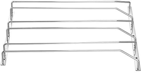 Dianoo Sous Le Rack Porte-verres Porte-verre à Vin Grillage En Acier Inoxydable 15.8inch 3 Rangées