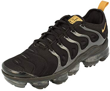 Nike Herren Air Vapormax Plus Sneaker, Mehrfarbig Schwarzmetallic Gold Anthrazit 001, 42 EU