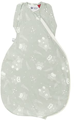 Tommee Tippee Baby Sleep Bag for Newborns, The Original Grobag Swaddle Bag, Hip-Healthy Design, Soft Cotton-Rich Fabric, 3-6 m, 1.0 TOG, Woodland Gro Friends