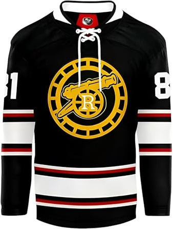 Oryvandel Maglia da Hockey Heated Rivalry, Jersey Rozanov 81 & Hollander 24 con Scollo a V e Lacci, Felpa Leggera Unisex Maniche Lunghe Streetwear