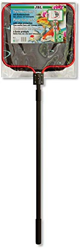 JBL Teichkescher M fein 50x43 cm Feinmaschiges Fang Netz 160 cm Teleskopstiel