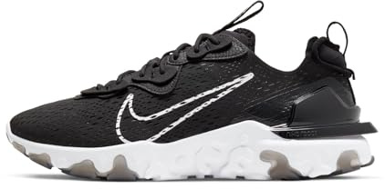 Nike Herren React Vision Sneaker, Black/White-Black, 43 EU