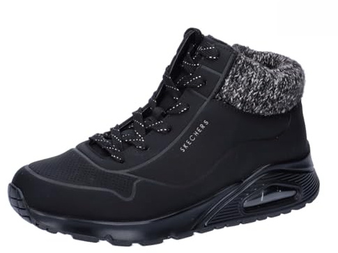 Skechers Girl's UNO Gen1 Sneaker, Schwarz, 6 UK Child