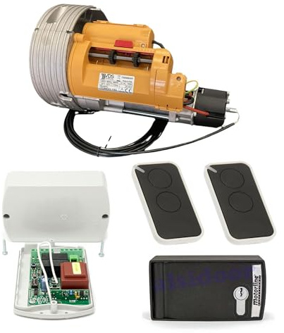 Kit Completo para Puerta Enrollable Cierre metalico hasta 180 Kg para automatizar persianas metalicas comerciales de Tiendas