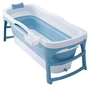 Genérico Bañera para Adultos Plegable, bañera de Gran Capacidad Plegable, bañera, bañera de Mascotas portátil cubeta de baño de baño de Silicona de Cesta de Lavado de Lavado de baño