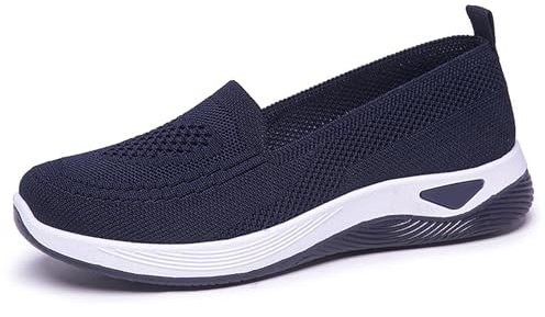 Scarpe Donna Ortopediche Antiscivolo Casual Scarpe da Casa Comode in Mesh Traspiranti Sneakers Donna Tennis Estive Camminare Punta Chiusa Sneakers Offerta in Rete Barca Running Shoes