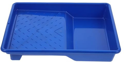 Zerodeko Vassoio per Vernice in Plastica da 9 Pollici Blu, Vaschetta per Rullo Vernice Usa e Getta, Organizer per Strumenti Pittura per Lavori Professionali e Fai da Te