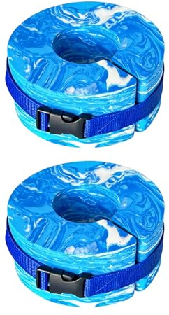 Flytarmband för simning och vattenaktiviteter - Justerbara färgglada armband av högdensitets-EVA - Simflytring - För barn, vuxna, idrottare, simintresserade och tonåringar