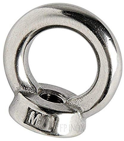 Ecrou à oeil / Anneau fileté M12mm inox 316 - A4