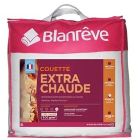 BLANREVE Piumino in microfibra extra caldo - 220 x 240 cm - Bianco
