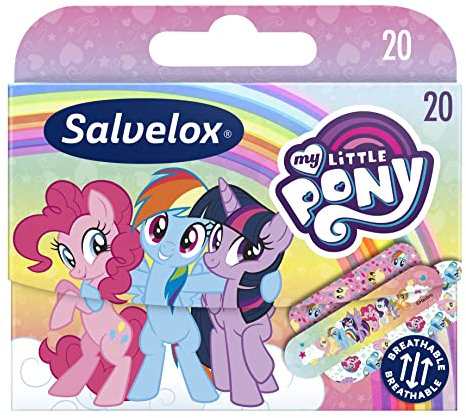 Salvelox ® | MY little Pony | bambini flessibili, durevoli, traspiranti e resistenti all'acqua e allo sporco | Confezione da 20PZ
