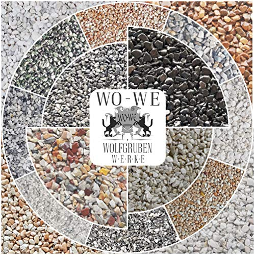 Steinteppich Set Vertikal | Wand Treppe Sockel Stufe | 25Kg Nero Ebano + 3Kg Bindemittel Vertikal + 1Kg Grundierung | Schwarz 1-4mm