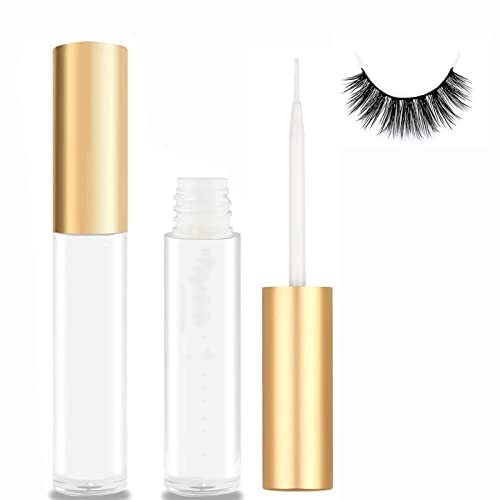 Colle pour Faux Cils,Adhésif pour Cils Forts,Cils à Séchage Rapide,pour Cils Artificiels Colle à Faux Cils Imperméable Durable à Séchage Rapide-5ml