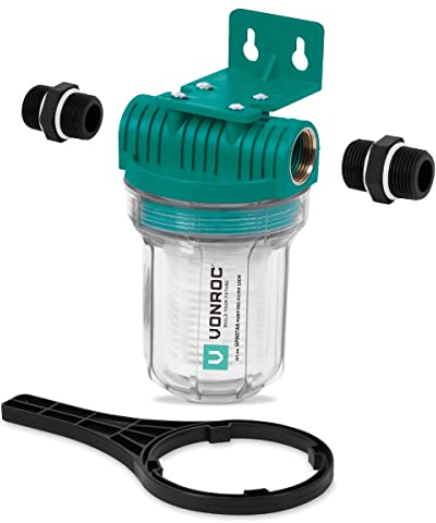 VONROC Vorfilter für Pumpen und Hydropumpen - 12cm - Max. 4000l/h - Universal Nachfilter