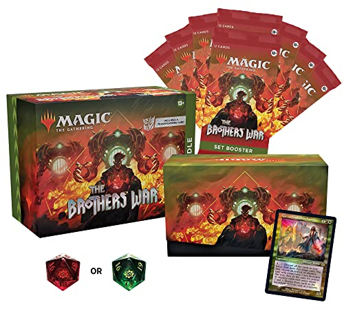 Magic The Gathering The Brothers’ War Bundle, 8 Set Boosters + Accessories (Englische Version)