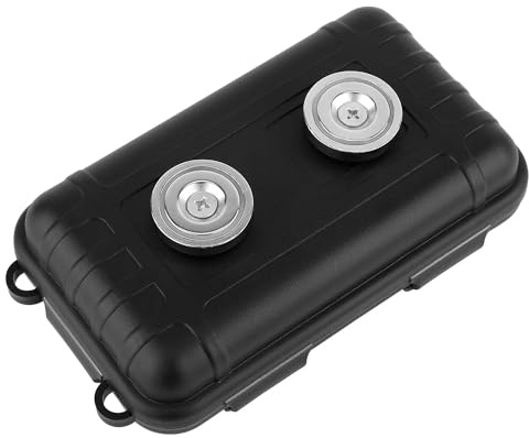 NQEUEPN Portachiavi Magnetico Auto, Portachiavi Nascosto Scatola Nascosta per Chiavi Dell'Auto Per Riporre Chiavi di Riserva di Emergenza USB, Non Cade (Nero)