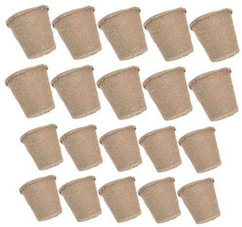 Gogogmee 40pezzi Contenitori Per Germinazione Vasetti Biodegradabili Di Carta Per Coltivazione Piante Da Vivaio