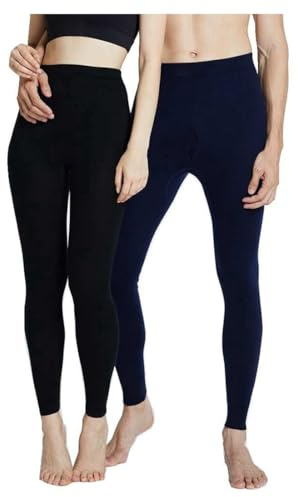 100 % merinoull tjocka män kvinnor termiska underkläder vinterleggings dam baslager Long Johns herr tungvikts tights 100, Dam tunn svart, XL