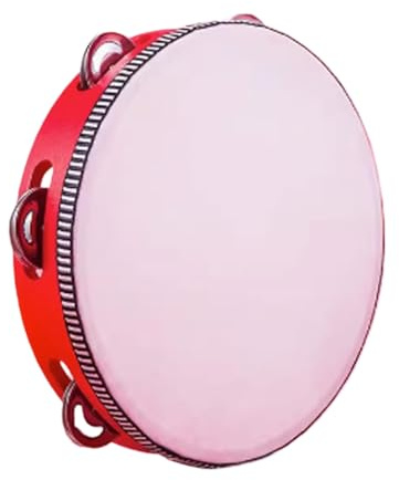 Tamburello Strumento a Percussione per Bambini Maneggevole a Mano | Tamburo a mano Per adolescenti adulti bambini principianti studenti classe apprendimento rit